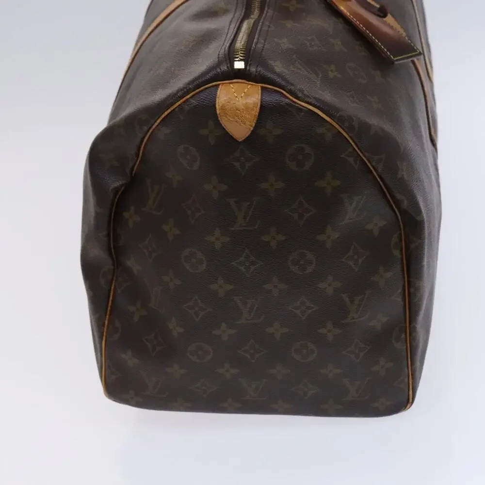 LOUIS VUITTON Monogram Keepall 55 Boston Bag M41424